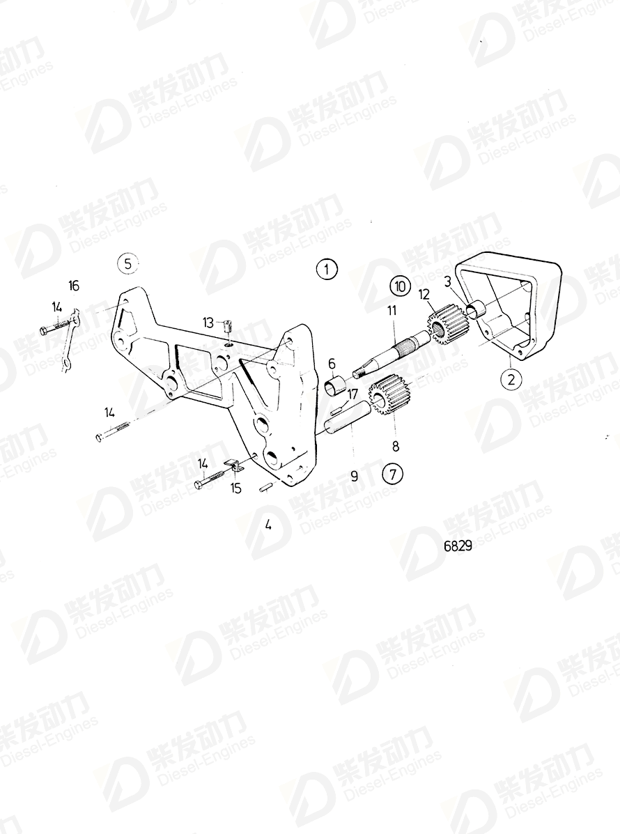 VOLVO Shaft 4804200 Drawing